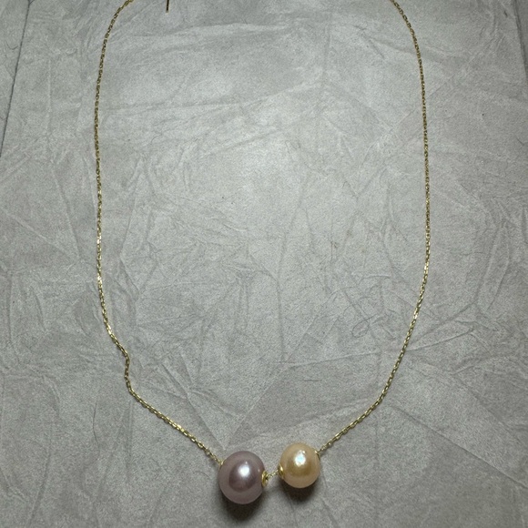 Genuine pearl necklace - Picture 2 of 2